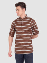 Mens Single Strip Full Sleeve Kurta